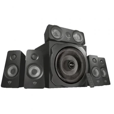 Trust GXT 658 Tytan Altavoces 5.1 con Subwoofer, 90W RMS, Negro